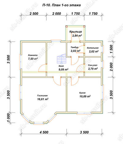 План первого этажа проекта 23