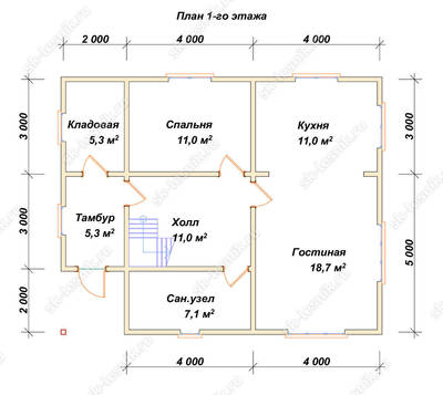 План первого этажа проекта 42